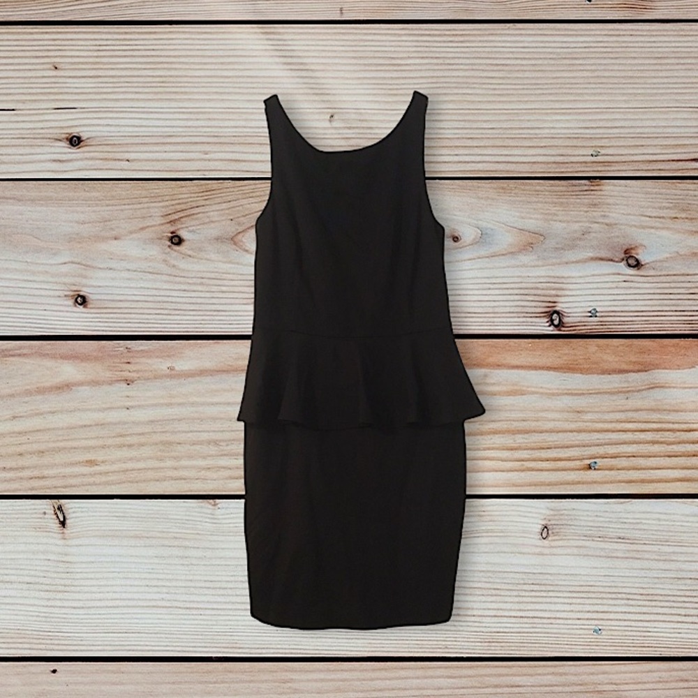 bebe Peplum Mini Dress